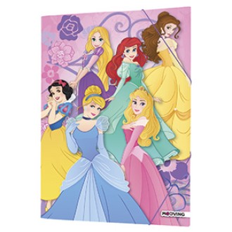 Carpeta 3 solapas con elástico princesas