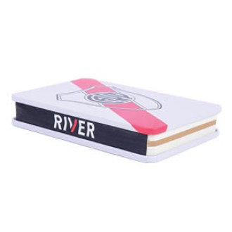 Cuaderno Mooving tipo metal a6 river plate 128h.