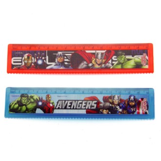 Regla x 15 cm avengers c/u en bolsa