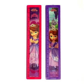 Regla x 15 cm princesita sofia c/u en bolsa